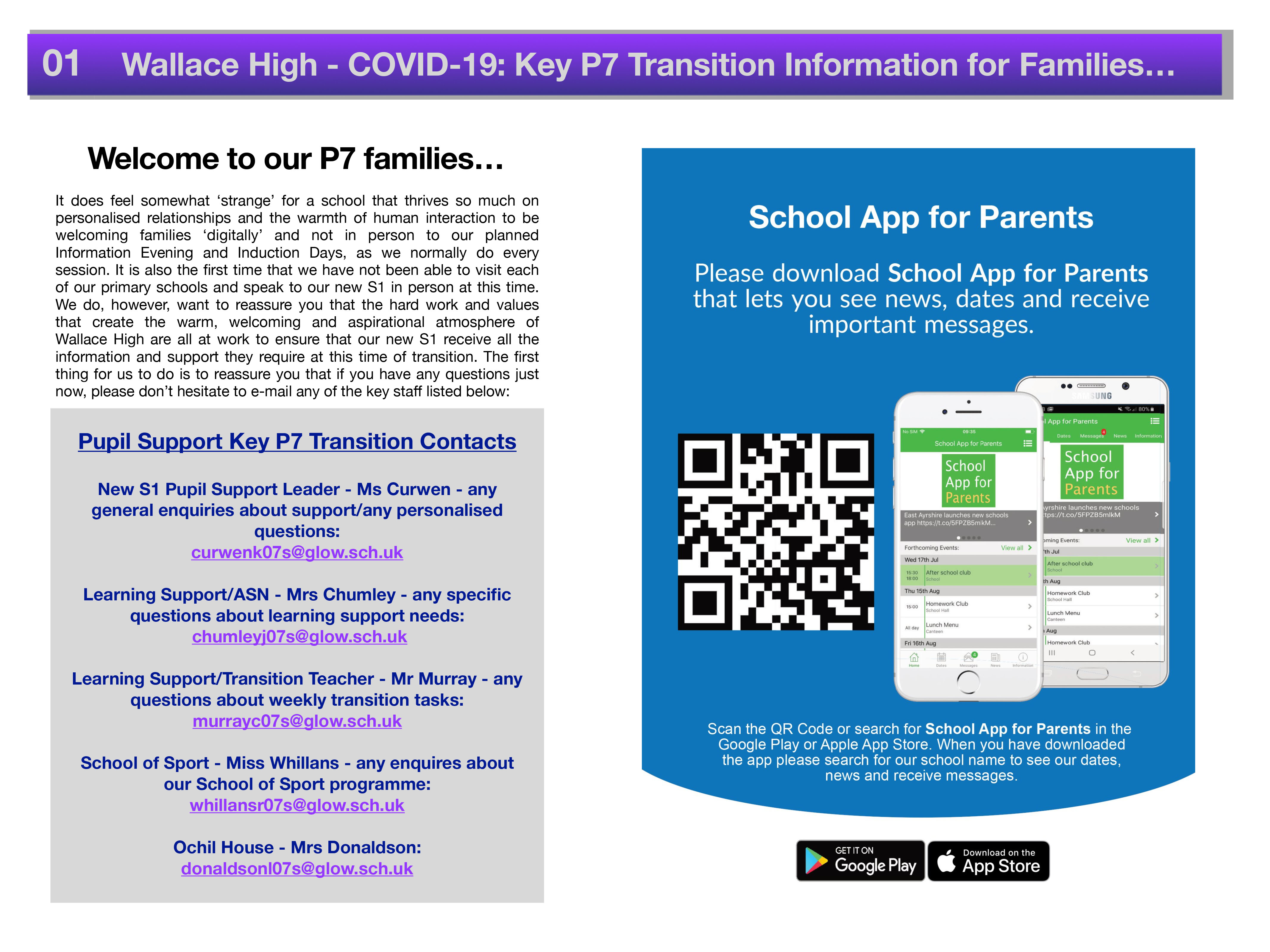 Covid 19 Primary Transition Parental Information 2020 1
